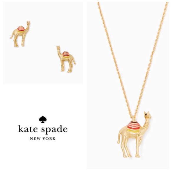 Kate Spade Spice Things Up Camel Earrings NWT - Picture 6 of 6